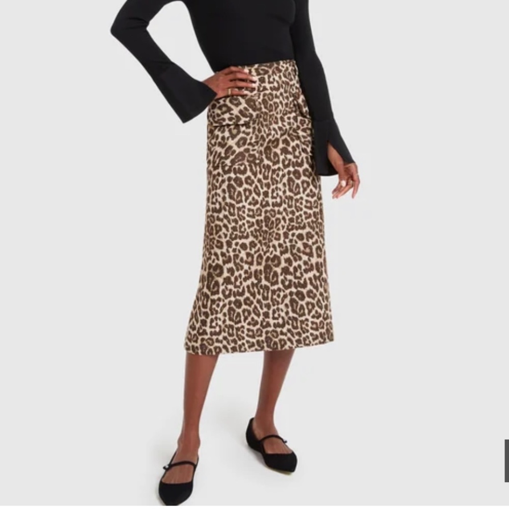 NO. 6 SYLVIA LEOPARD PENCIL SKIRT